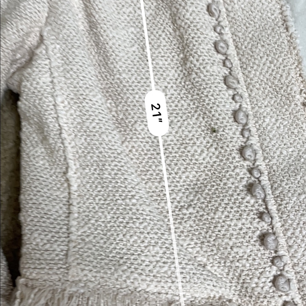 Rebecca Taylor Boucle pale pink jacket Size 4 - Picture 7 of 7